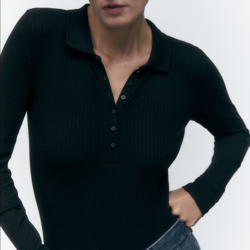 Zara Black Bodysuit - Picture 4 of 7